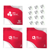 Tlaks Magnetic Clips and Sealers - Christmas Holiday Outdoor Lights Hangers Clips - All-Purpose - Mount to Shingles & Gutters - No Tools Required